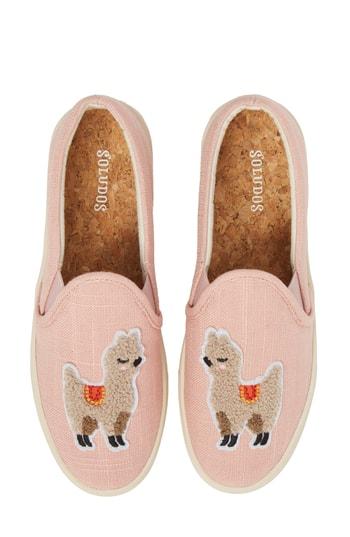 Women's Soludos Llama Slip-on Sneaker .5 M - Pink