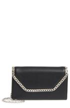 Street Level Faux Leather Wallet On A Chain - Black