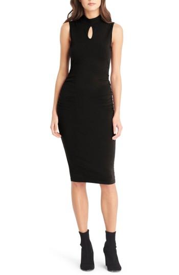 Women's Michael Stars Keyhole Body-con Dress - Grey