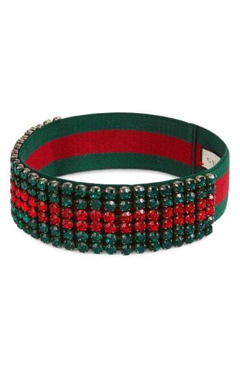 Gucci Webby Crystal Headband