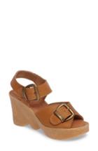 Women's Famolare Double Vision Wedge Sandal M - Brown