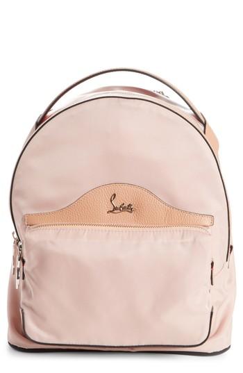 Christian Louboutin Small Backloubi Nylon Backpack - Beige