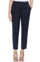 Women's Vince Camuto Tonal Leaf Print Slim Pants - Blue