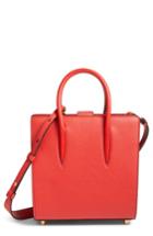 Christian Louboutin Small Paloma Empire Leather Tote - Red