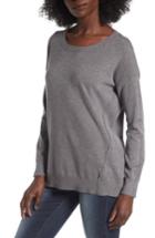 Women's Dreamers By Debut Forward Seam Tunic Sweater - Grey