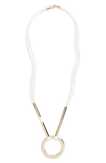 Women's Topshop Small Loop Through Pendant Necklace