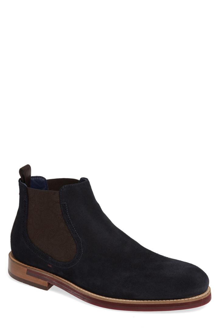 Men's Ted Baker London Secaint Chelsea Boot M - Blue