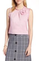 Women's 1901 Corsage Detail Shell - Purple