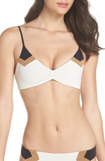 Women's L Space 'haley' Reversible Bikini Top - White