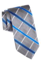 Men's Nordstrom Men's Shop Herringbone Plaid Silk Tie