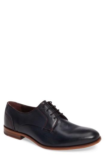 Men's Ted Baker London Iront Plain Toe Derby .5 M - Blue