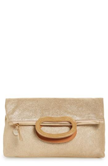 Clare V. Marcelle Maison Leather Tote - Metallic