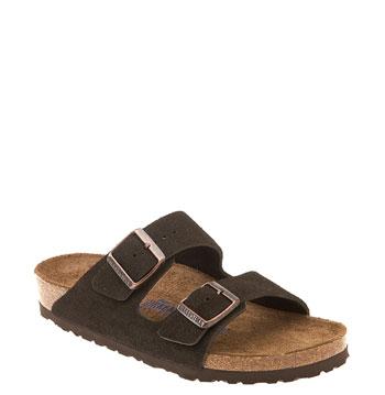 Women's Birkenstock 'arizona' Soft Footbed Suede Sandal -10.5us / 41eu B - Brown