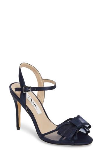 Women's Nina Charm Bow Sandal .5 M - Blue