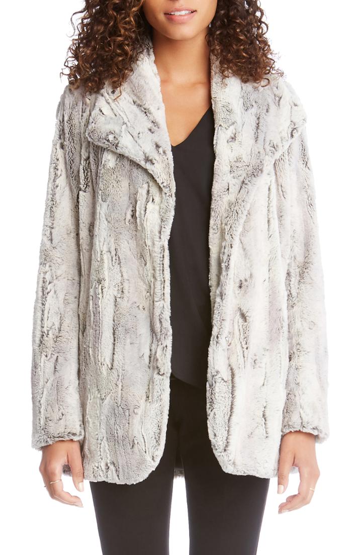Women's Karen Kane Faux Fur Coat