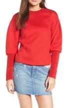 Women's Lost Ink Rib Cuff Sweater - Red