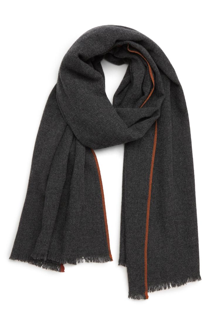 Men's Eleventy Cashmere Gauze Scarf