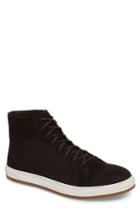 Men's English Laundry Windsor Perforated High Top Sneaker M - Brown