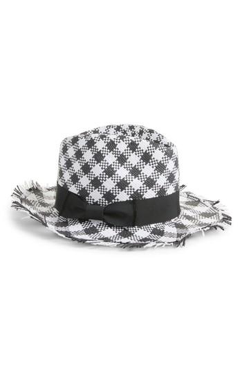 Women's Kate Spade New York Gingham Trilby - White