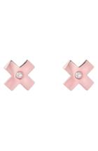 Women's Mini Mini Jewels Forever Collection - X Diamond Stud Earrings