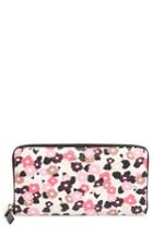 Women's Kate Spade New York Hyde Lane Michele Floral Faux Leather Wallet - Pink