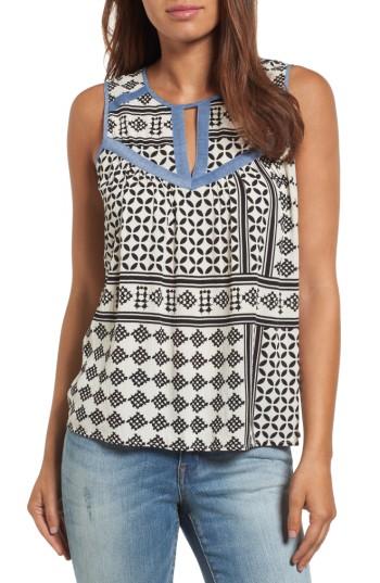 Women's Thml Contrast Trim Print Top