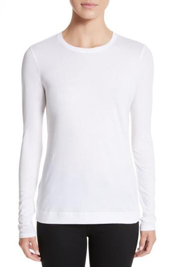 Women's Adam Lippes Crewneck Tee - White