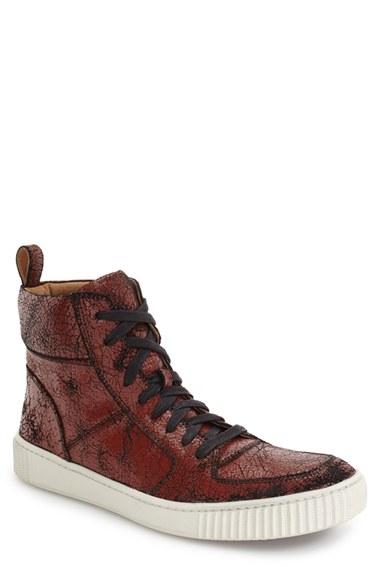 Men's John Varvatos Star Usa 'bedford' High Top Sneaker M - Red