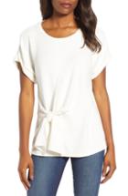 Women's & .layered Twist Front Top - Ivory