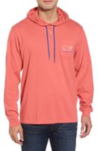 Men's Vineyard Vines Whale Graphic Hooded T-shirt - Red