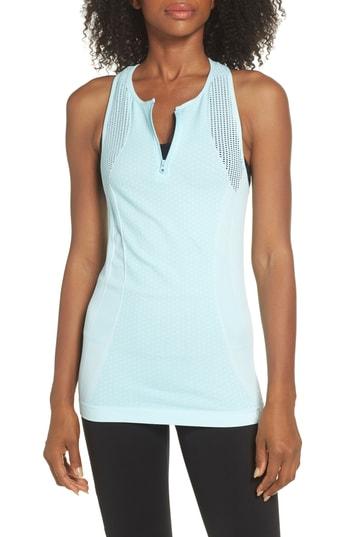 Women's Climawear Jasper Quarter Zip Singlet - Blue