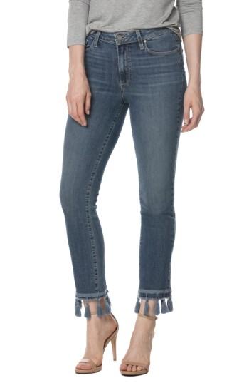 Women's Page Jacqueline High Waist Ankle Straight Leg Jeans - Blue