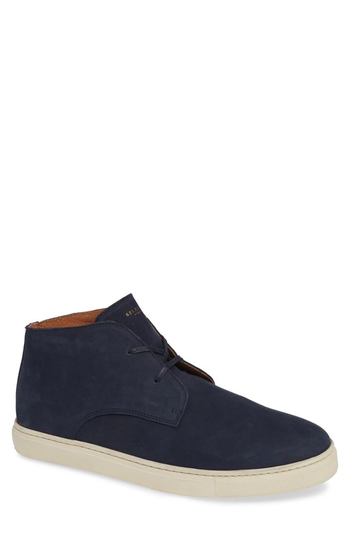 Men's Selected Homme Dempsey Chukka Sneaker Us / 43eu - Blue