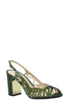 Women's J. Renee Tahira Embellished Cutout Sandal B - Green