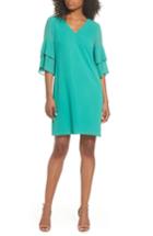 Women's Sam Edelman Pleat Sleeve Shift Dress - Green