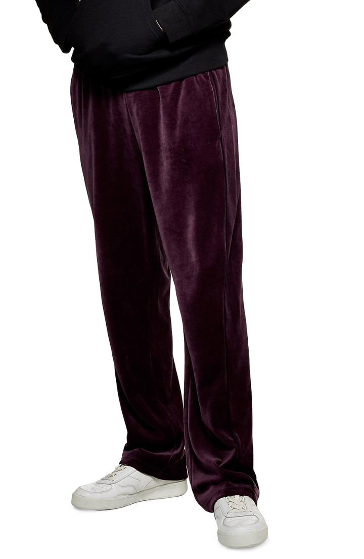 Men's Topman Velour Pants