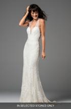 Women's Willowby Sookie Backless Lace Mermaid Gown, Size In Store Only - Ivory