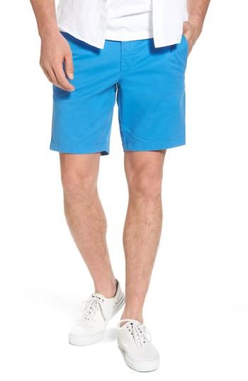 Men's 1901 Ballard Slim Fit Stretch Chino 9-inch Shorts - Blue