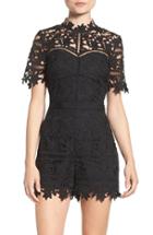 Women's Adelyn Rae Illusion Lace Romper