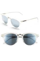Women's Smith 'questa' 49mm Cat Eye Sunglasses - Crystal Split/ Super Platinum