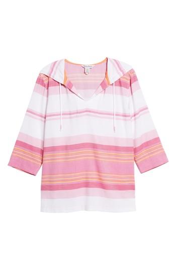 Women's Tommy Bahama Sunset Stripe Hoodie - Pink