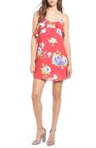 Women's Everly Floral Print Ruffle Front Dress