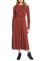 Women's Treasure & Bond Ruched Jersey Knit Dress - Brown