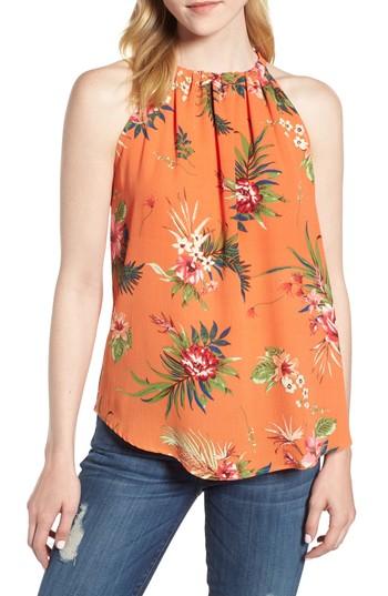 Women's Gibson X Hi Sugarplum! Maroma Halter Top - Coral