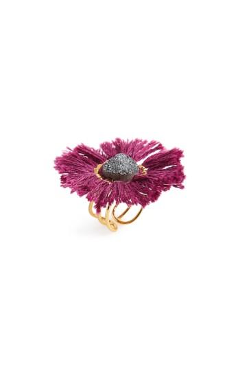 Women's Panacea Drusy & Fringe Ring