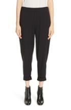 Women's Eileen Fisher Slouchy Pants, Size - Black