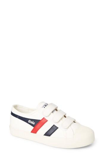 Women's Gola Coaster Low Top Sneaker M - White
