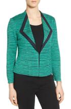 Women's Ming Wang Stripe Knit Jacket