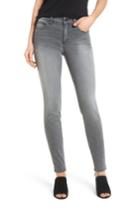 Petite Women's Nydj Ami Stretch Skinny Jeans P - Grey