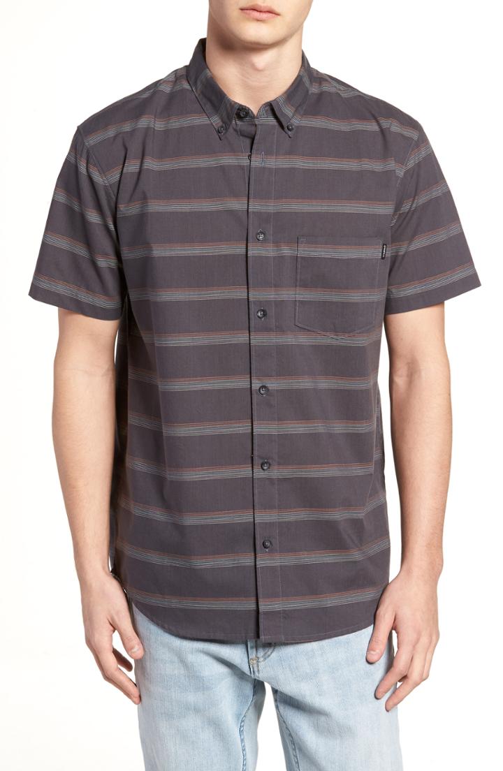 Men's O'neill Pickett Woven Shirt, Size - Grey